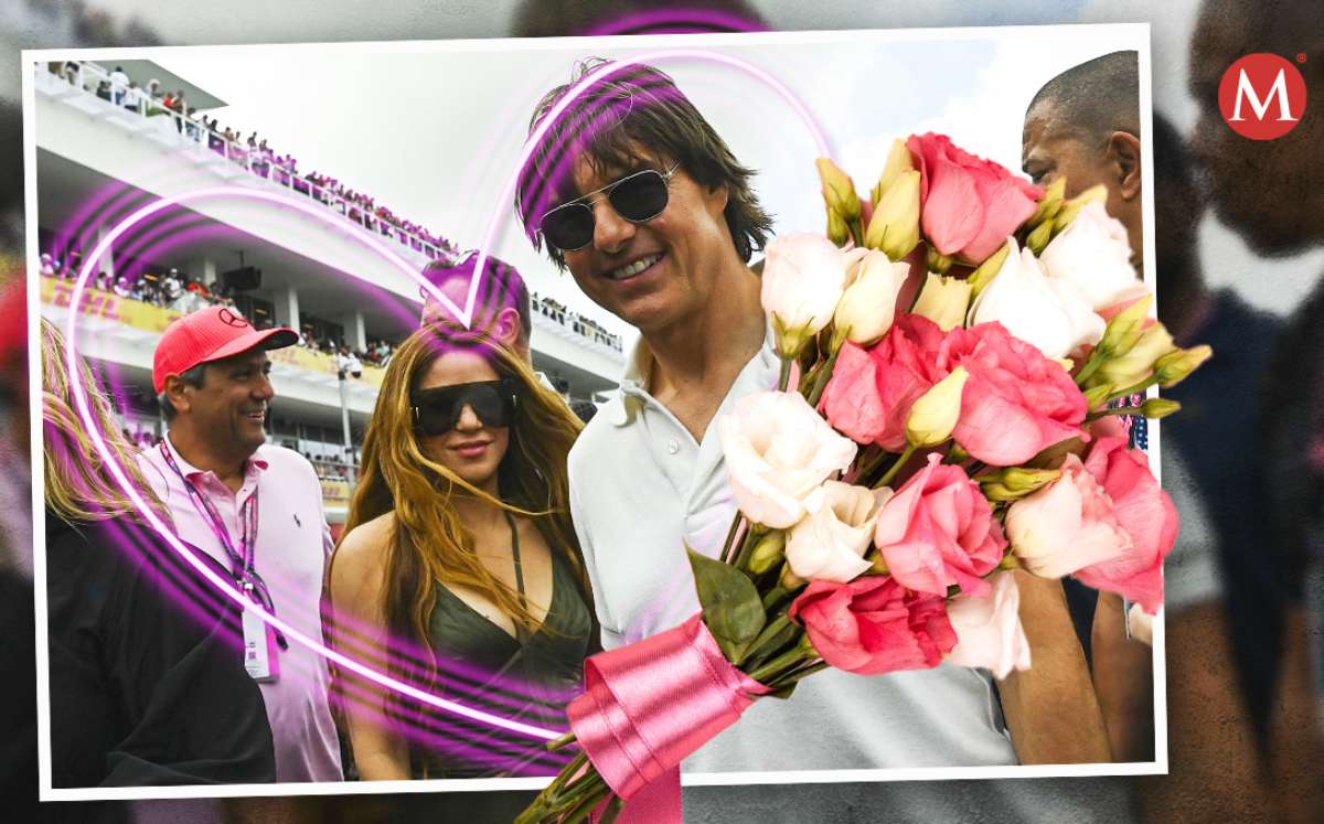 Shakira y Tom Cruise (AFP).