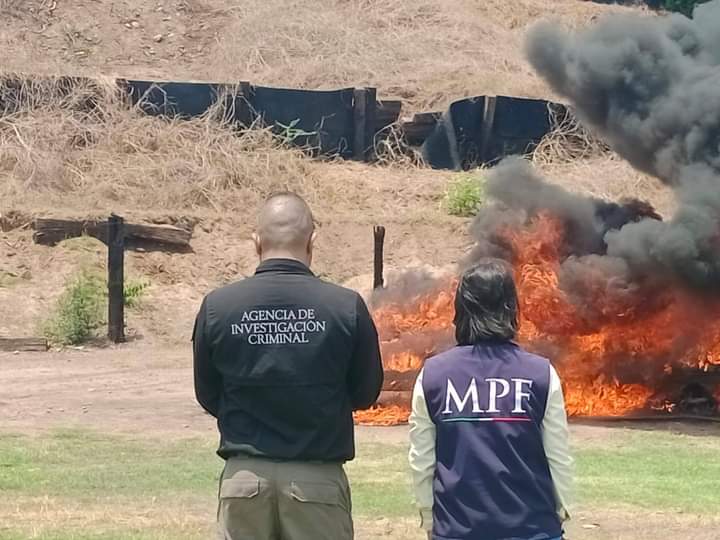Autoridades aseguraron e incineraron más de una tonelada de cocaína (Especial)