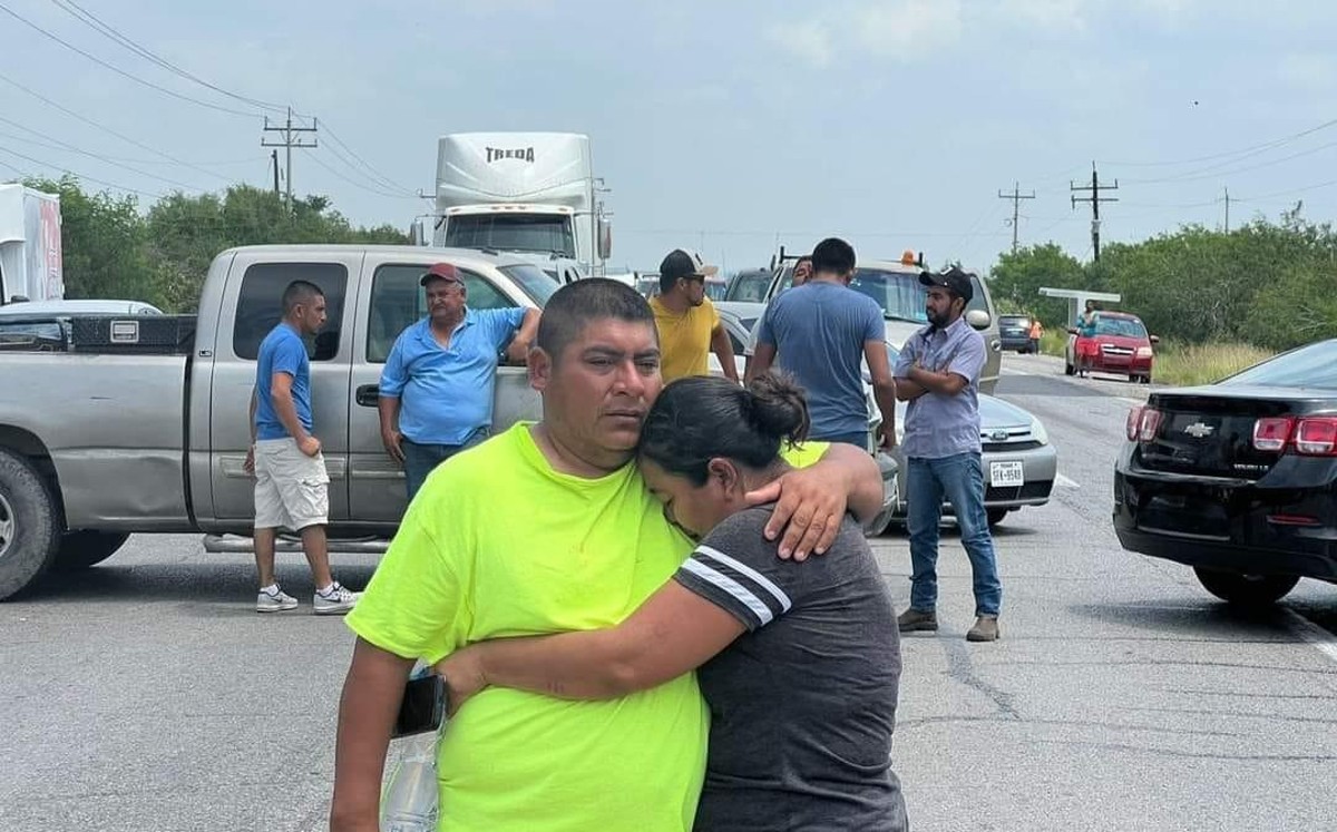 Don Erik González, en días pasados, bloqueó la carretera Victoria-Matamoros por tres horas.