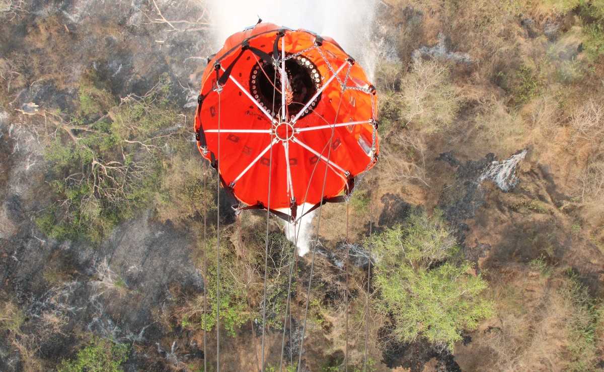 Se registra incendio en Lázaro Cárdenas, Michoacán
