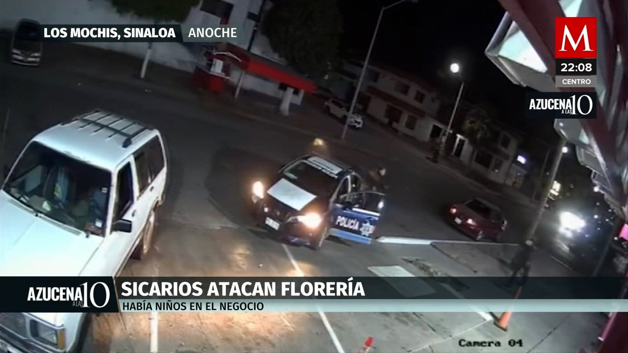 Sicarios atacan florería que se preparaba para el 10 de mayo en Sinaloa