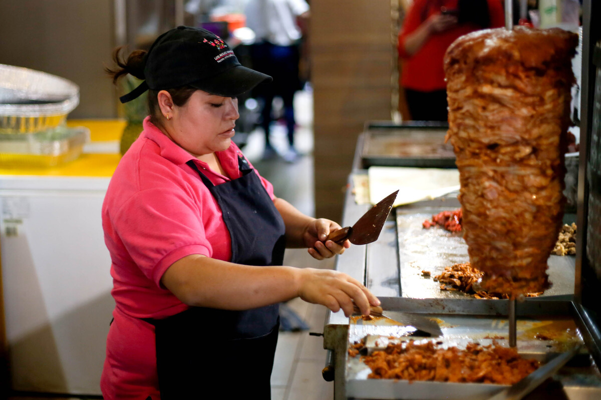 Los tacos de pastor caracteriza la gastronomía de la Ciudad de México. │ Araceli López