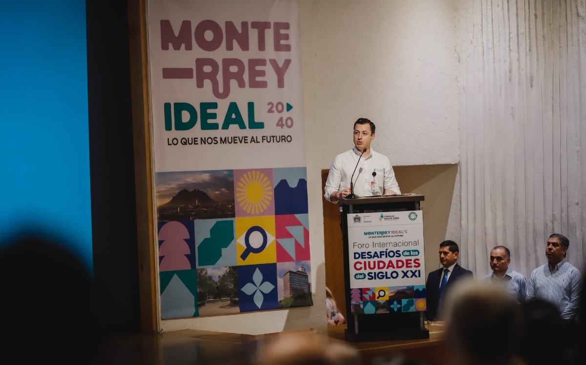 El alcalde de Monterrey, Luis Donaldo Colosio inauguró el foro.   | Especial