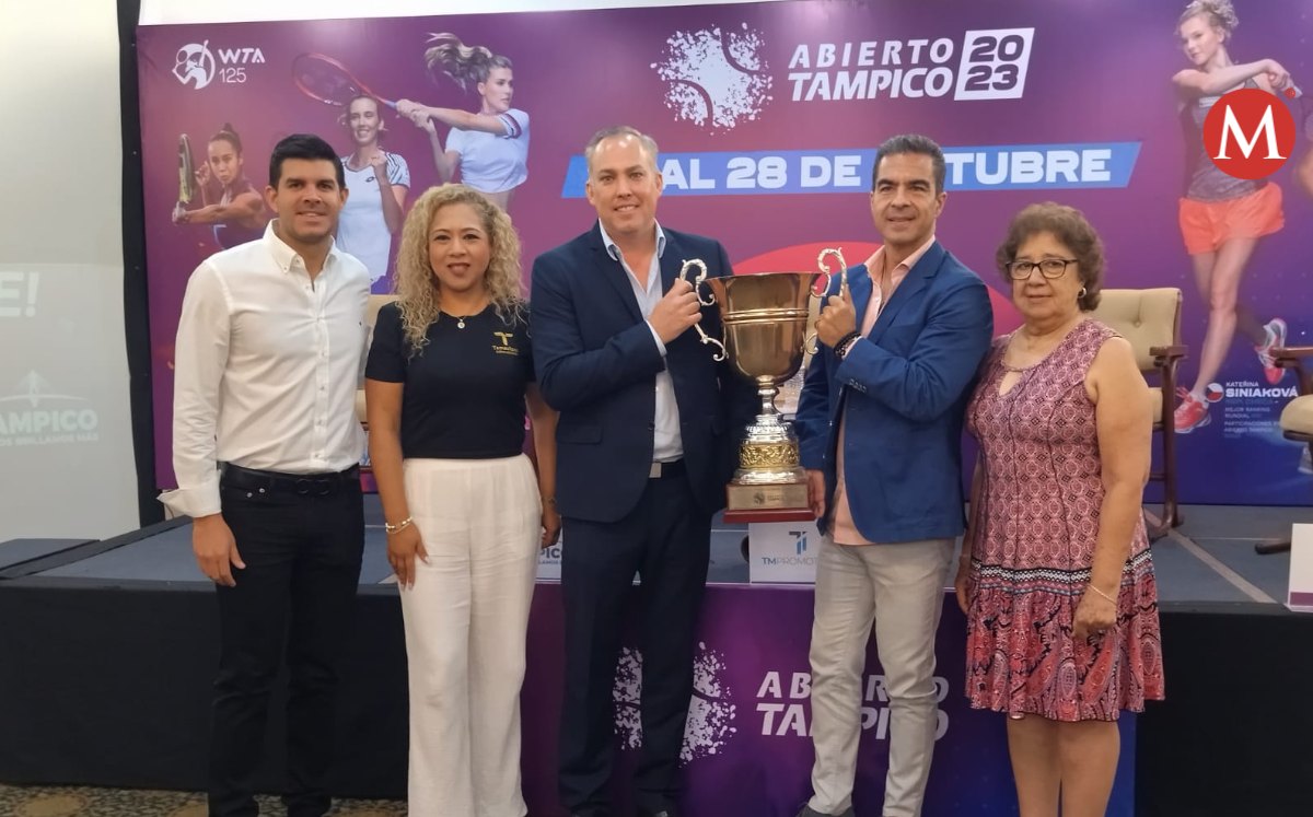 Anuncian Torneo Internacional de Tenis, Tampico 2023. (Sergio Sánchez)