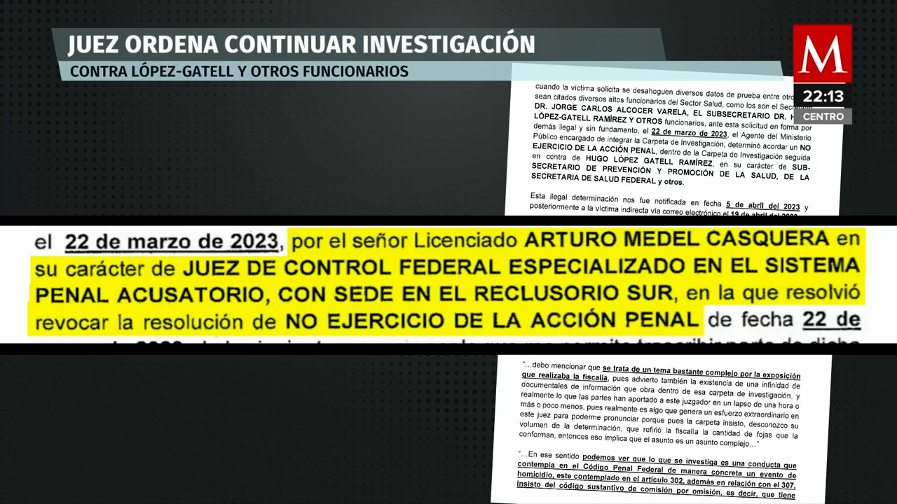 Un juez pide investigar a López Gatell por omisiones en pandemia