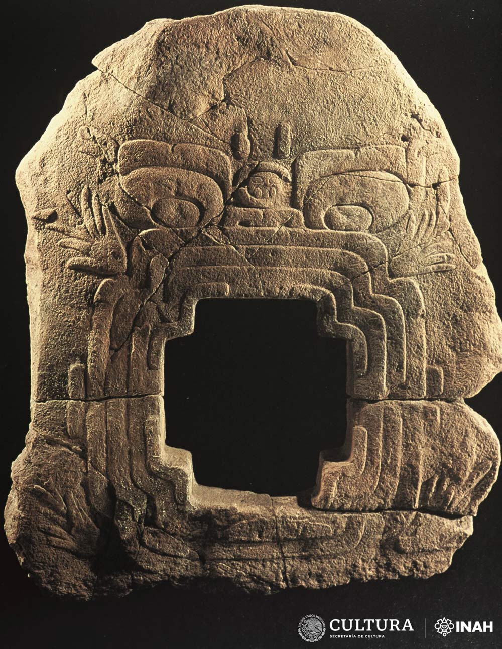 Monumento  olmeca de Chalcatzingo.