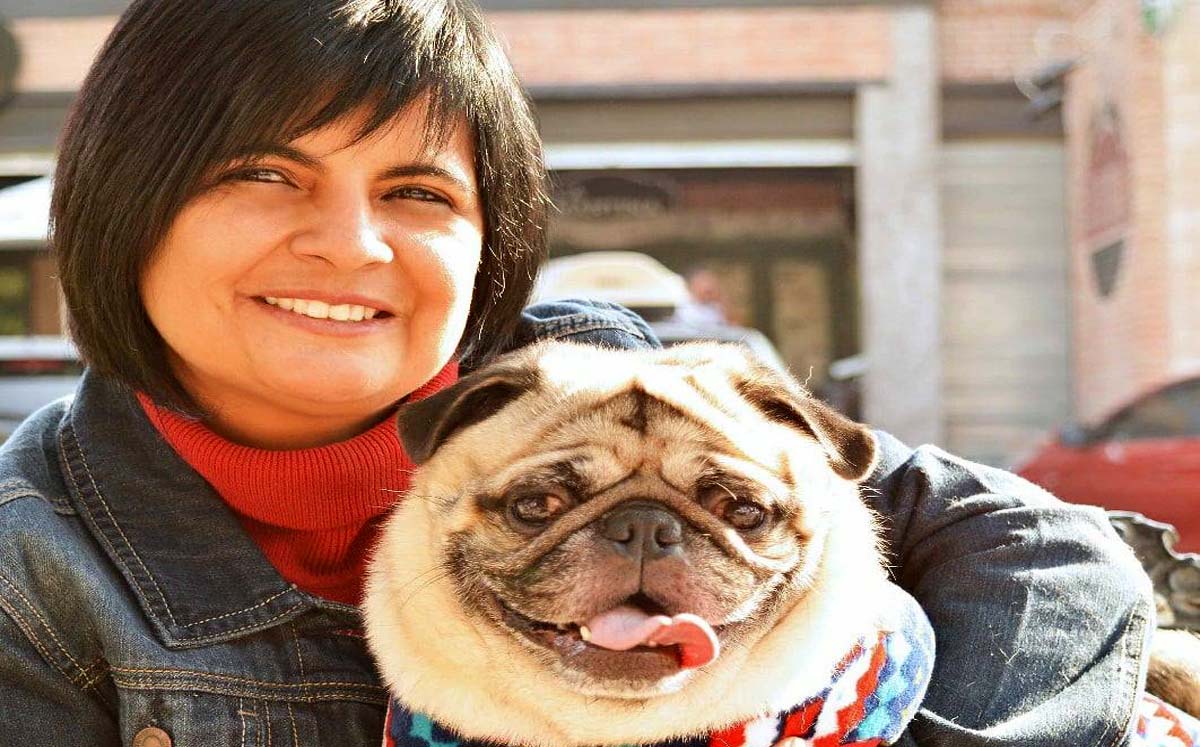 Tras la muerte de su perrita “Nala”, adoptó a “Bruno”. (Especial)