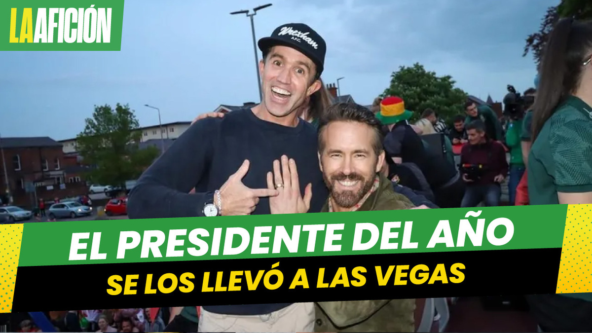 Ryan Reynolds lleva a los jugadores del Wrexham a Las Vegas