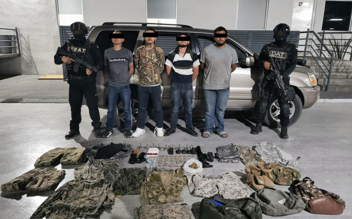 Aunque utilizaron púas ponchallantas para afectar las unidades policiacas, finalmente los elementos les dieron alcance. Especial