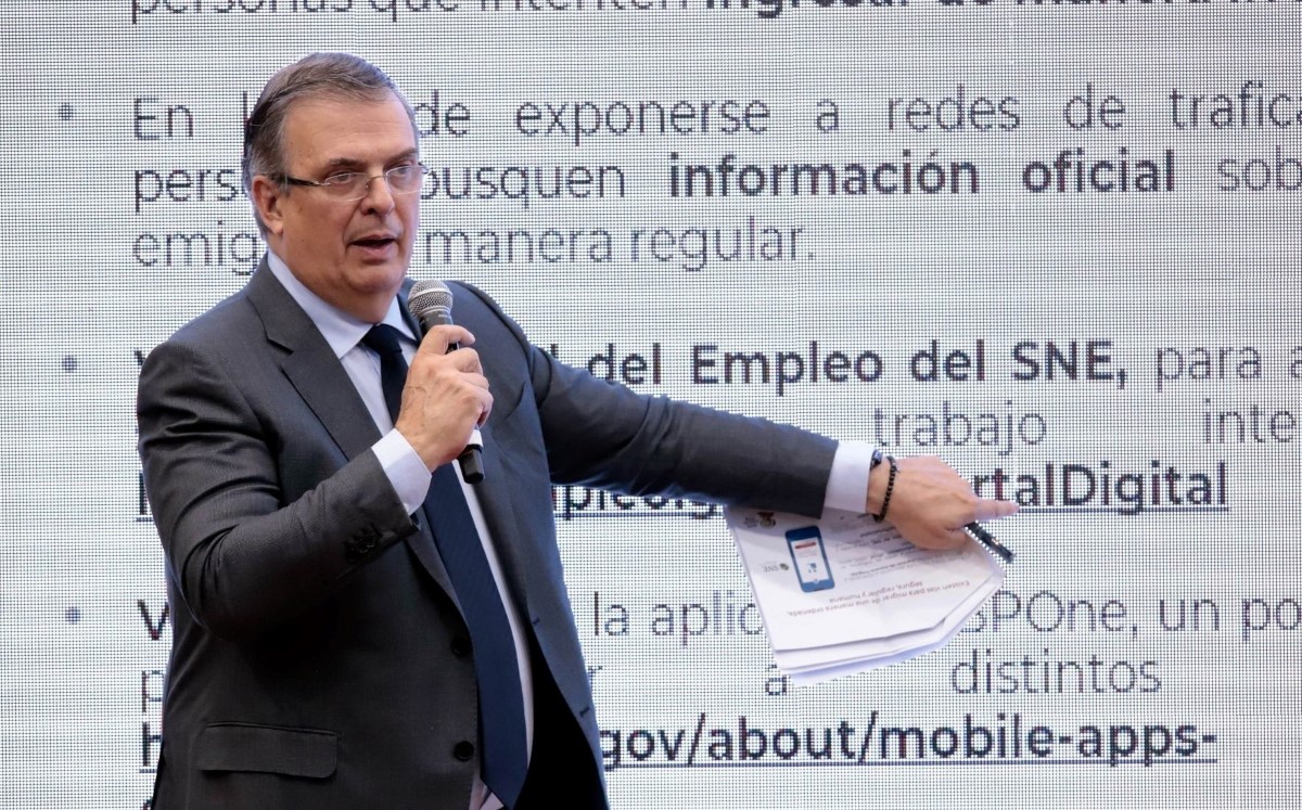 Ebrard informó que no habido confrontaciones en la frontera. | Cuartoscuro