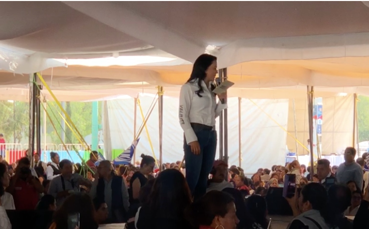 Gobierno Federal no podrá quitar pensiones a adultos mayores si votan por 'Va por el Estado de México': Alejandra Del Moral. Mario C. Rodríguez