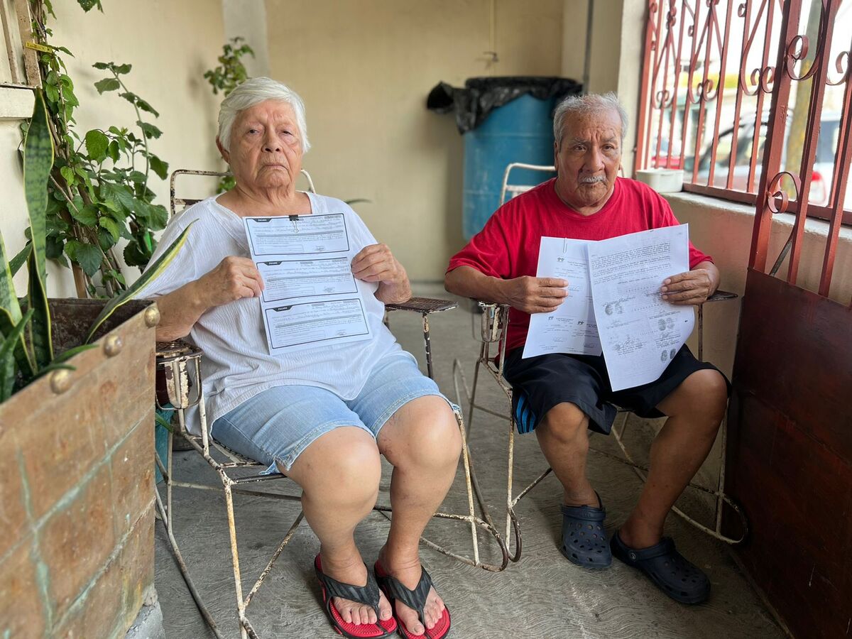 María Irma y su esposo Job pagaron durante 25 años la propiedad que adquirieron como traspaso y los sacaron. M. Villasana