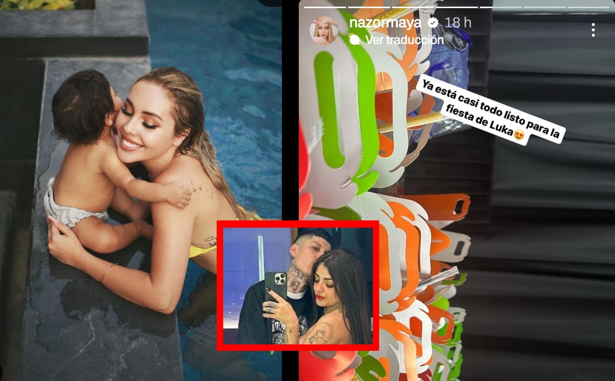 Maya Nazor hace fiesta a su hijo. | ESPECIAL