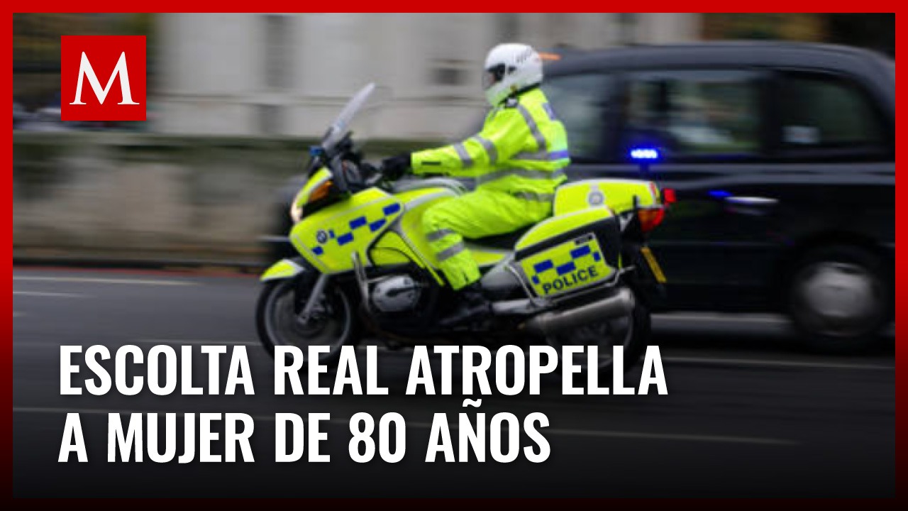 Moto que escoltaba a la realeza británica atropelló a mujer de 80 años y permanece en estado crítico