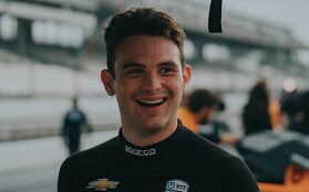 Patricio O'Ward saldrá en la quinta posición del Gran Premio de Indianápolis (Twitter @ArrowMcLaren)