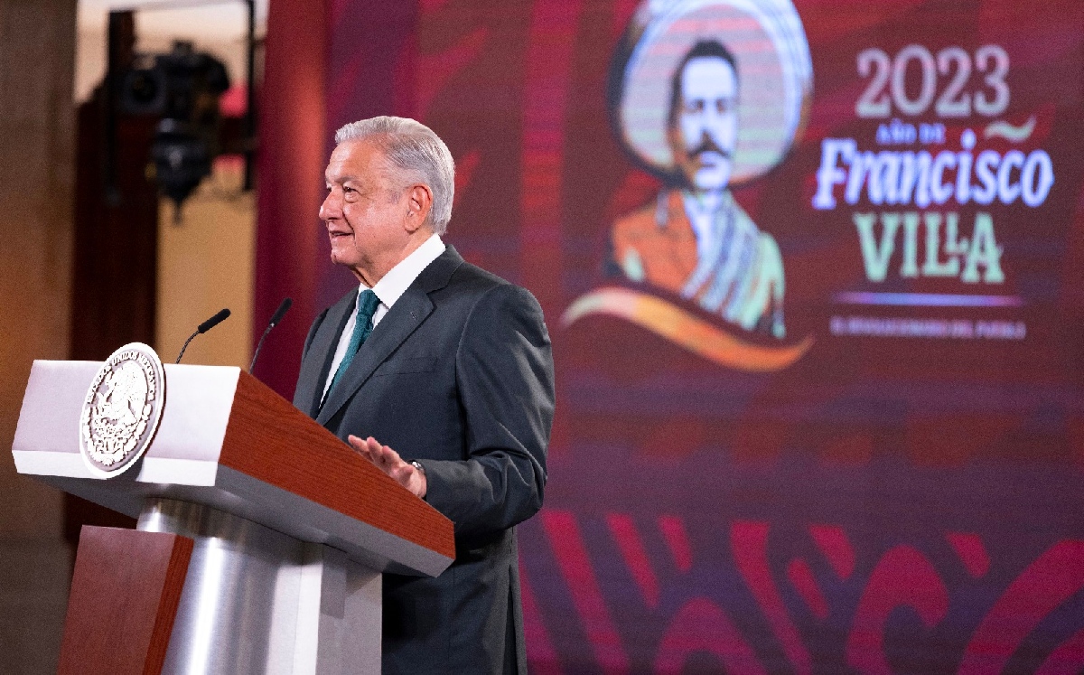 El Presidente encabezó su conferencia mañanera de hoy desde Palacio Nacional. | Cortesía