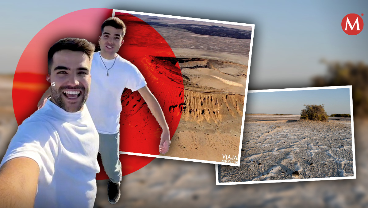 La reserva de El Pinacate sorprendió a turistas españoles. | Semarnat