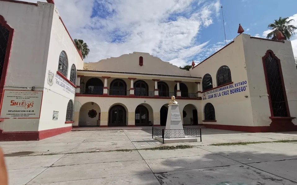Secundaria Juan de la Cruz Borrego. (Archivo)