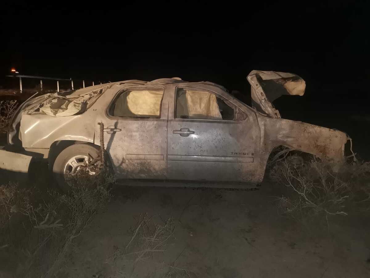 El accidente ocurrió la madrugada de este sábado en el tramo carretero León Guzmán-Cuencamé. | Especial