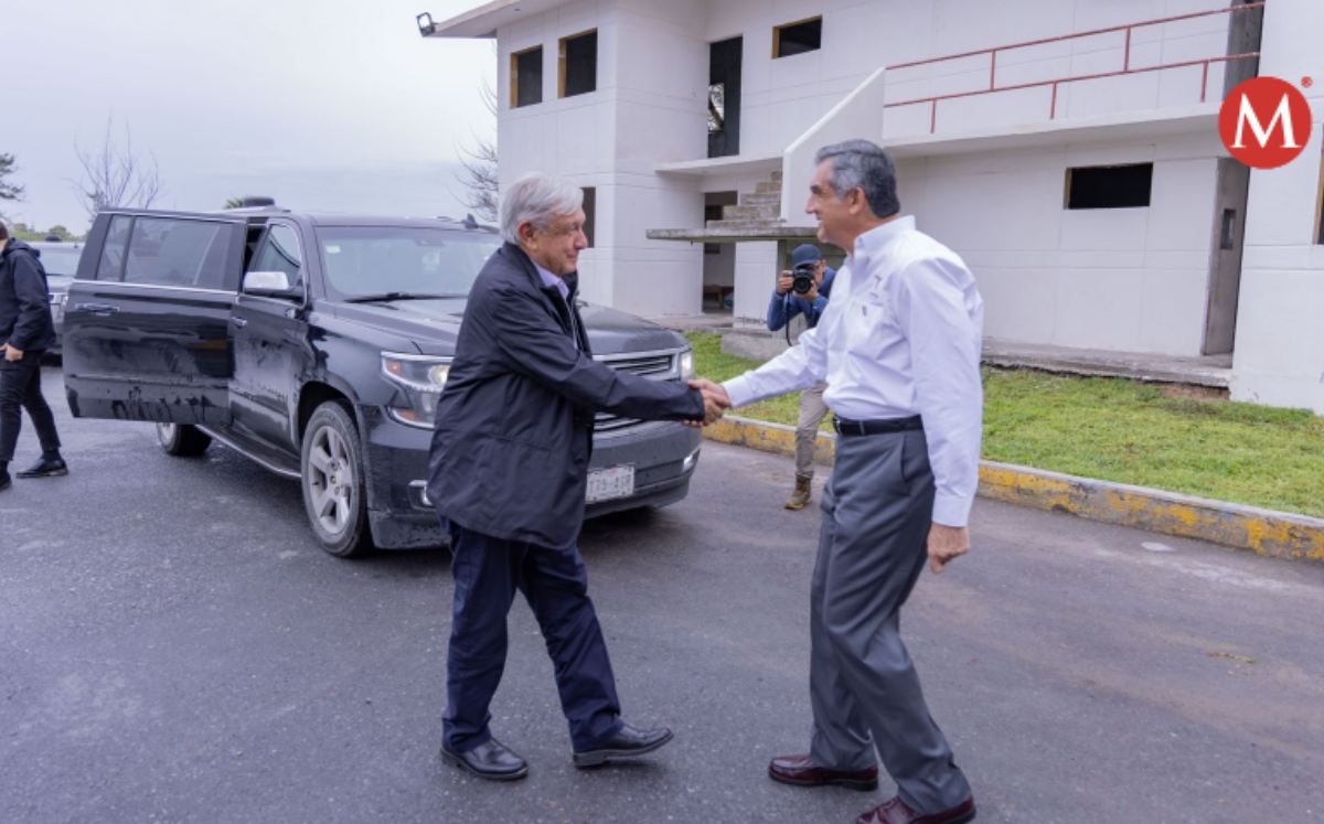 AMLO supervisa aduana en Matamoros, Tamaulipas. Es su quinta visita al estado