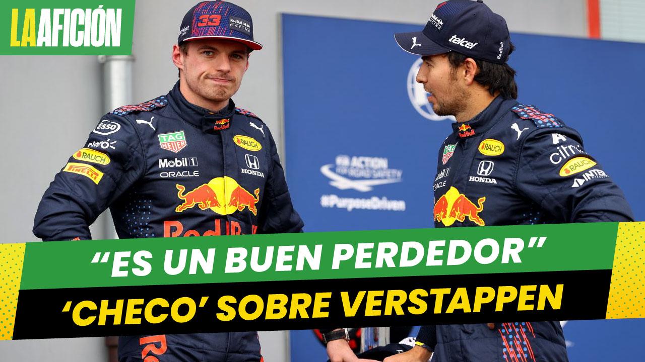 Checo' Pérez defiende a Max Verstappen y baja tensión en la rivalidad: "Es un buen perdedor"