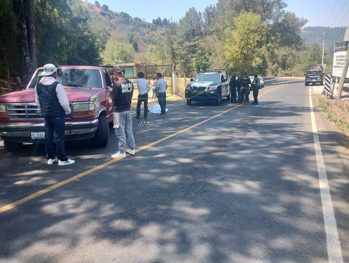 Muere hombre en zona comercial de Ocuilan, Edomex