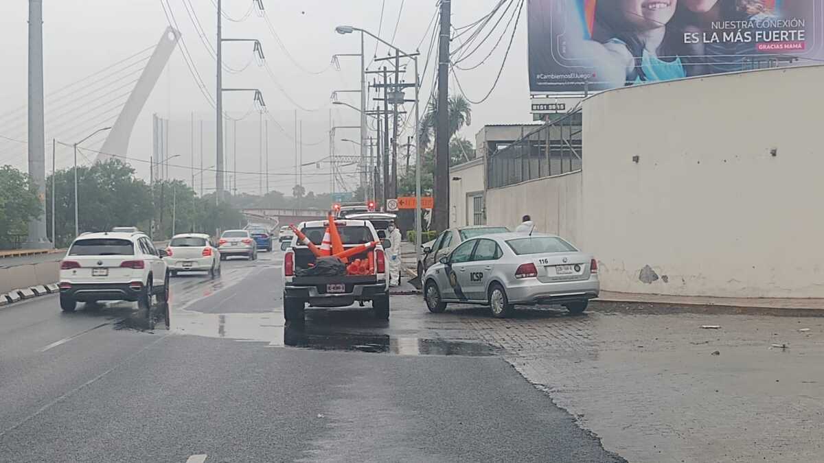 El accidente fue a la altura de la avenida Santa Bárbara, en el municipio de San Pedro | Fabricio Gallegos