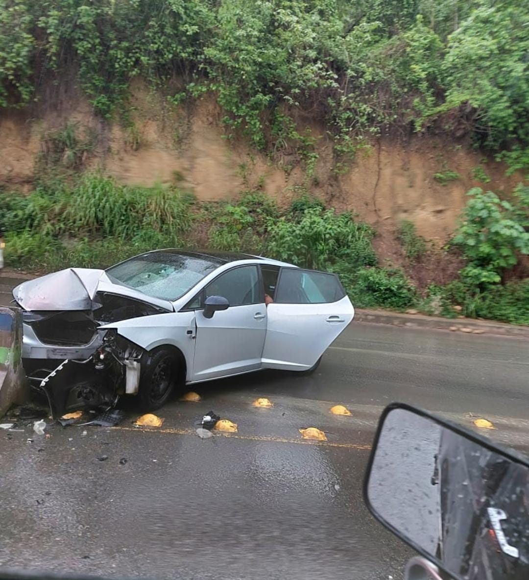 Accidente automovilístico en Huejutla