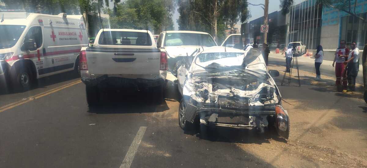 Zapopan Choque múltiple que deja tres lesionados Grupo Milenio