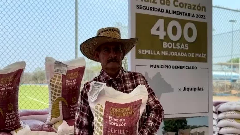 El gobernador de Chiapas entregó apoyos a productores de los sectores agrícolas y acuícolas