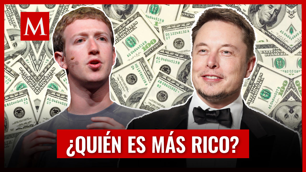 ¿Quién es más rico, Elon Musk o Mark Zuckerberg?
