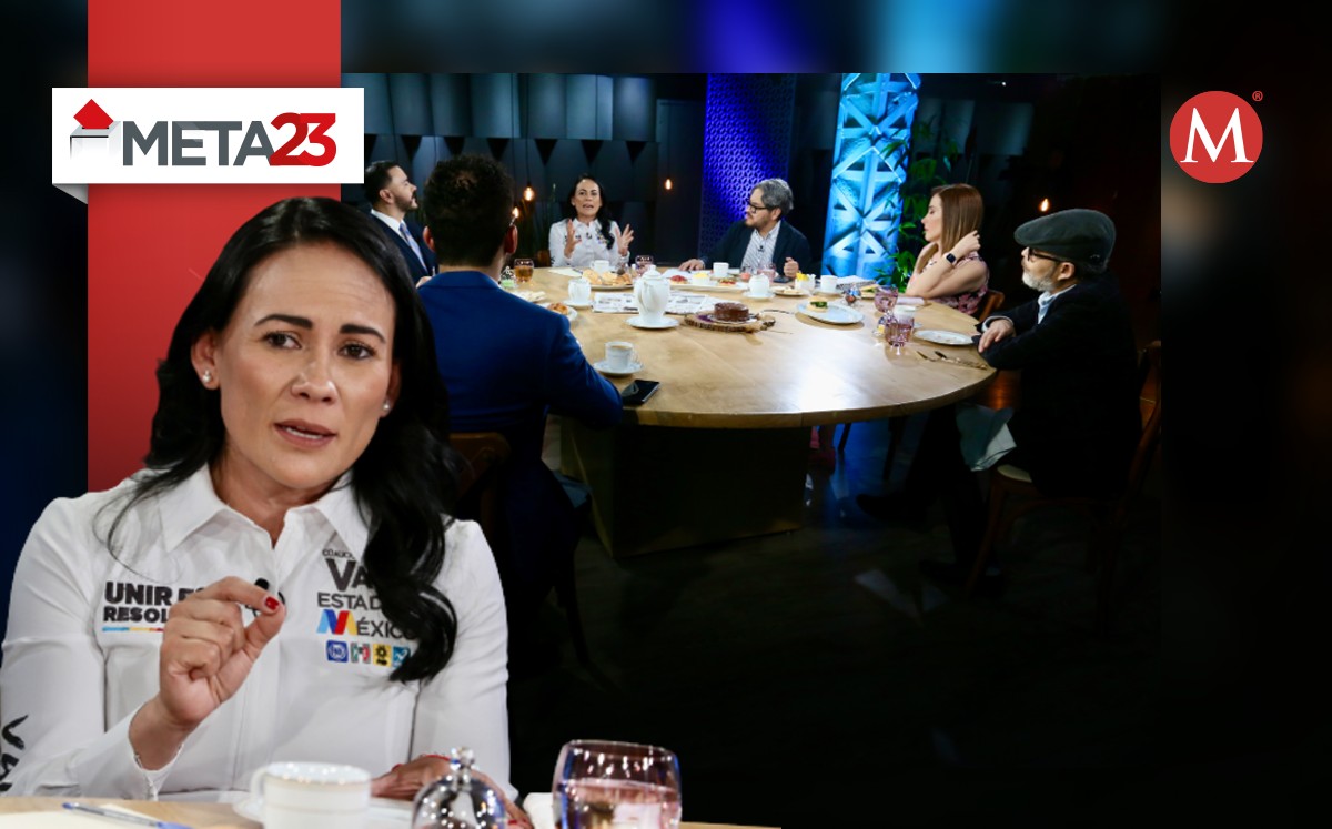 Alejandra del Moral en Café MILENIO. | Fotos: Ariel Ojeda