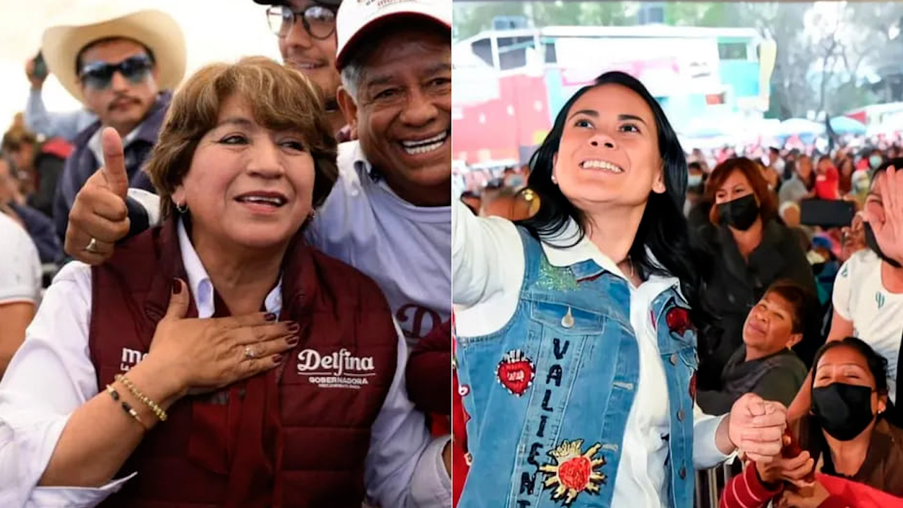 Delfina Gómez y Alejandra del Moral candidatas del Edomex (Especial)