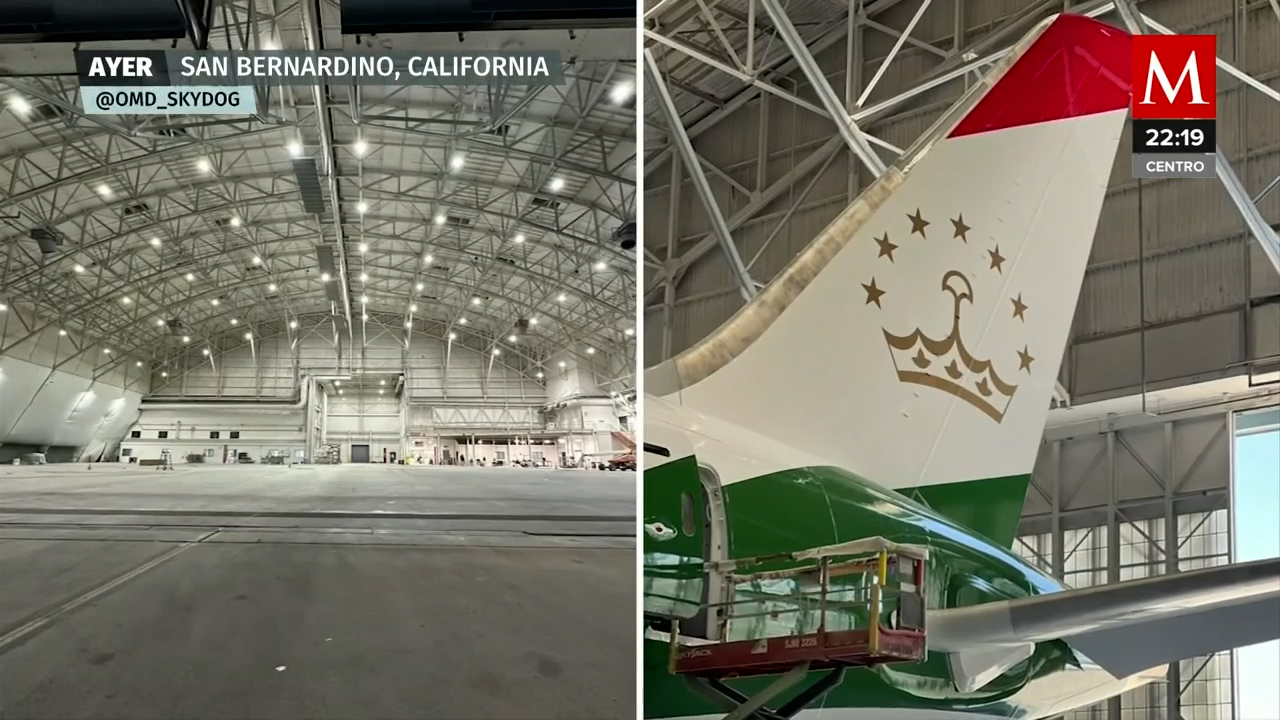 El ex avión presidencial aterriza a Tayikistán