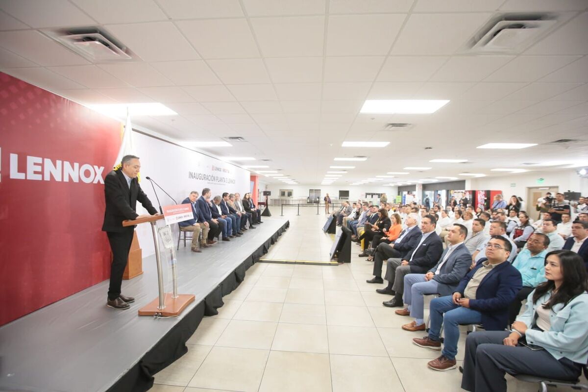 Inauguran nueva planta de la empresa Lennox en Ramos Arizpe; generará 560 nuevos empleos. | Especial