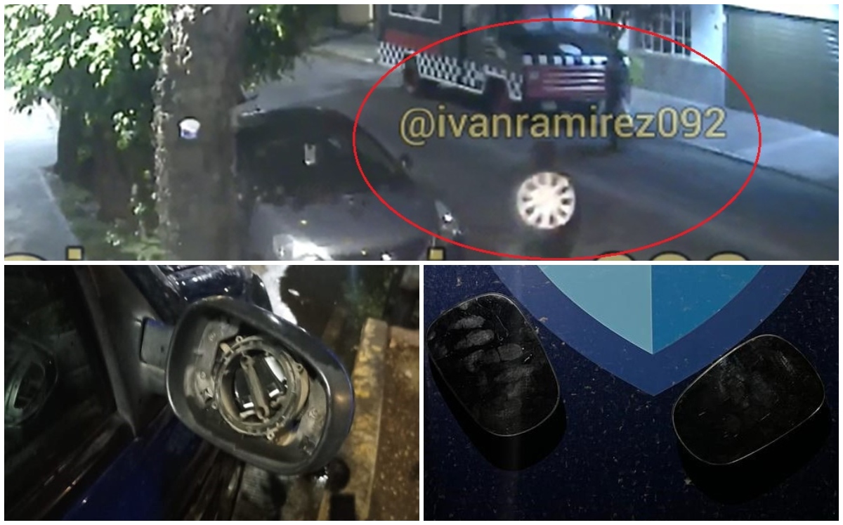 Los ladrones intentaron huir de la policía.
