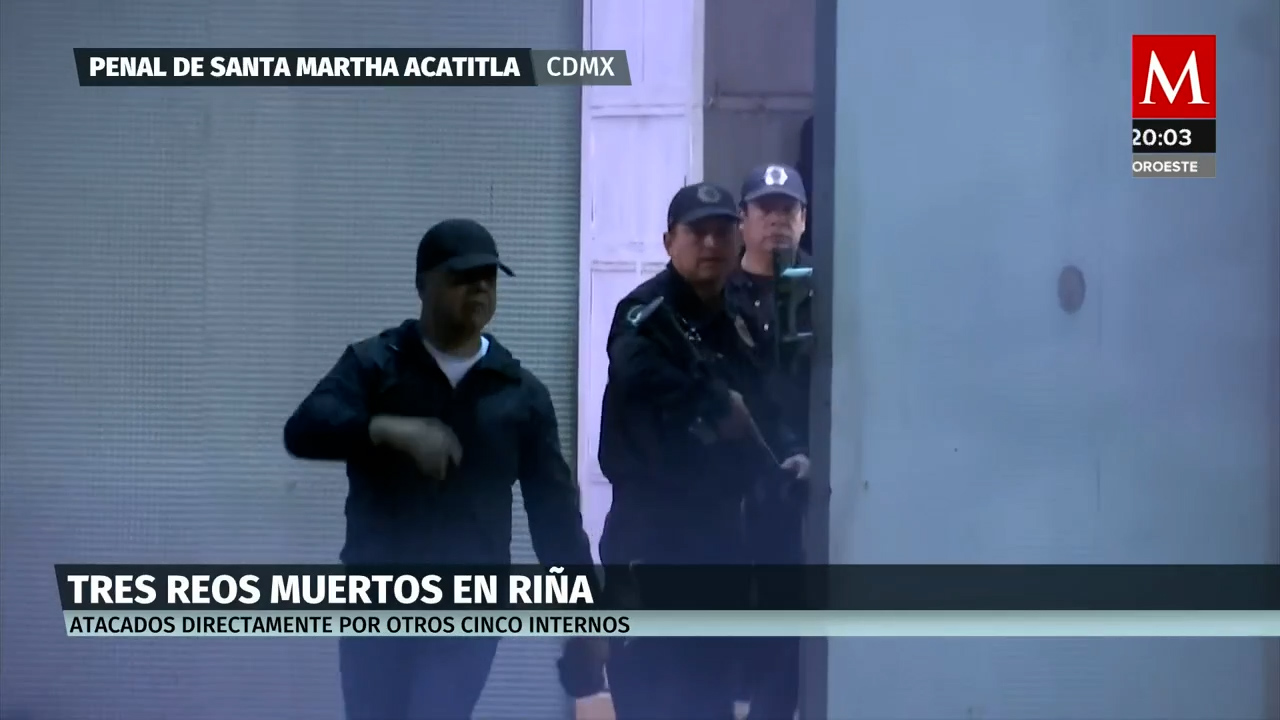 Se reporta enfrentamiento en el Penal de Santa Martha dejando 3 muertos