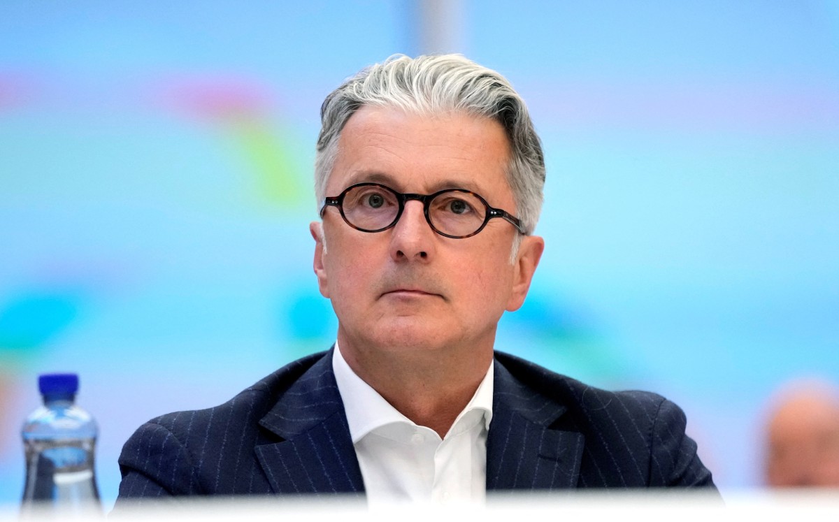 Rupert Stadler, ex consejero delegado del fabricante alemán de automóviles Audi, en tribunal de Múnich, Alemania. Foto: (Reuters)