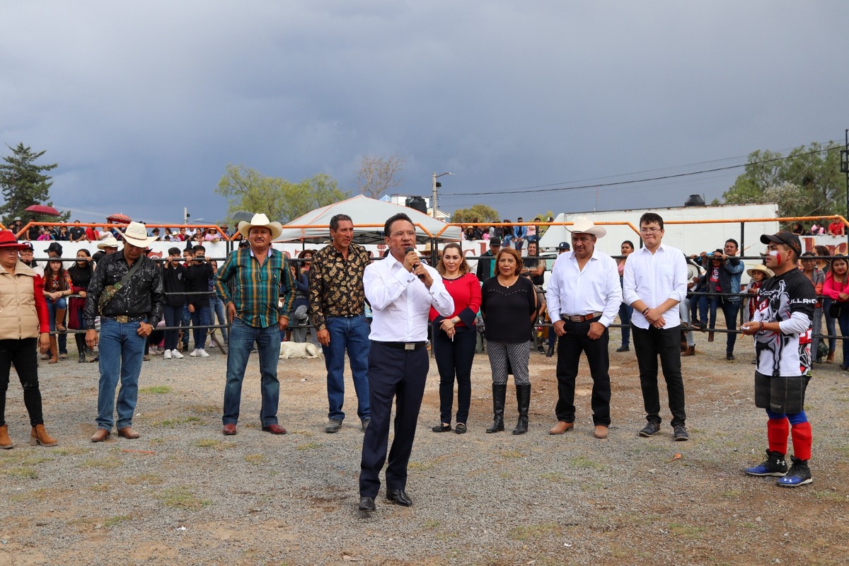 Benjamín Rico participó en la feria ejidal en honor a San Isidro Labrador (Cortesía)