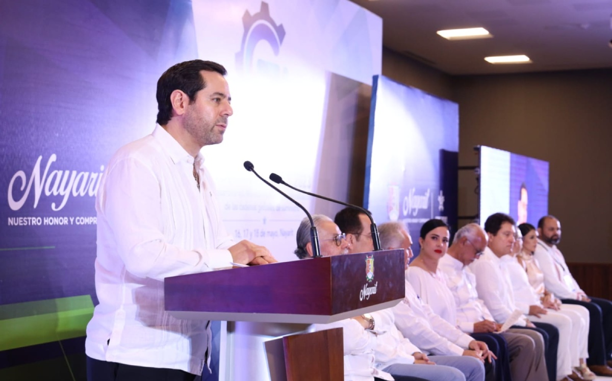 José Abugaber durante el Encuentro de Industriales 2023. Foto: (Especial).