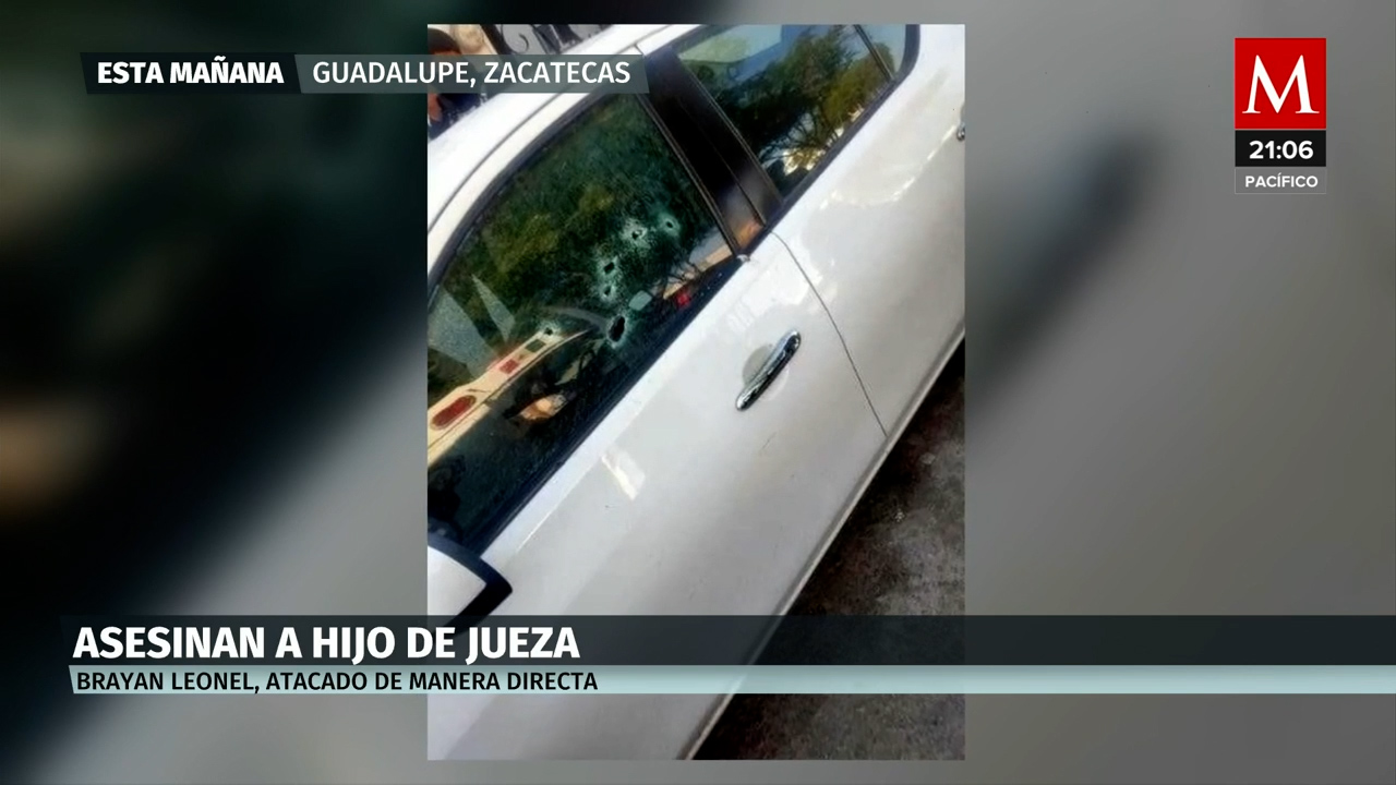 Esta mañana fue asesinado el hijo de una jueza en Guadalupe, Zacatecas
