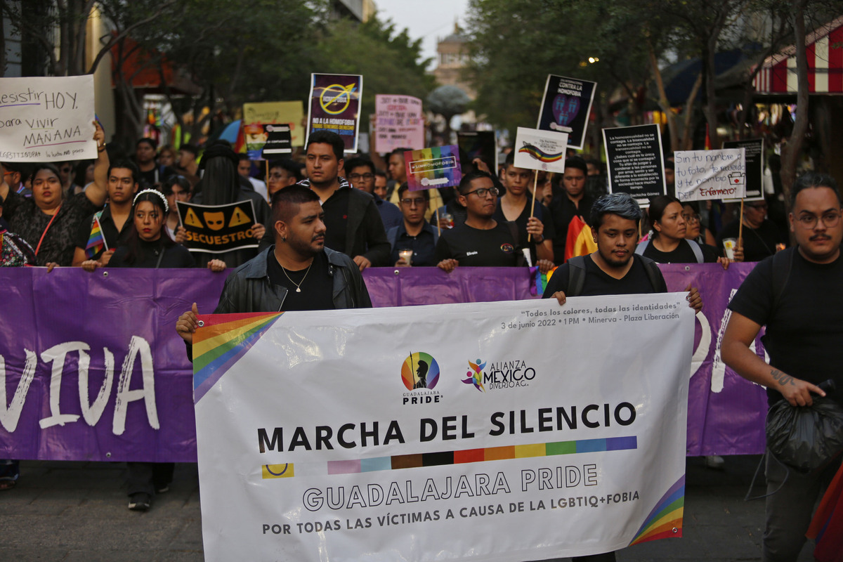 Marcha del Silencio en Guadalajara. (Fernando Carranza)