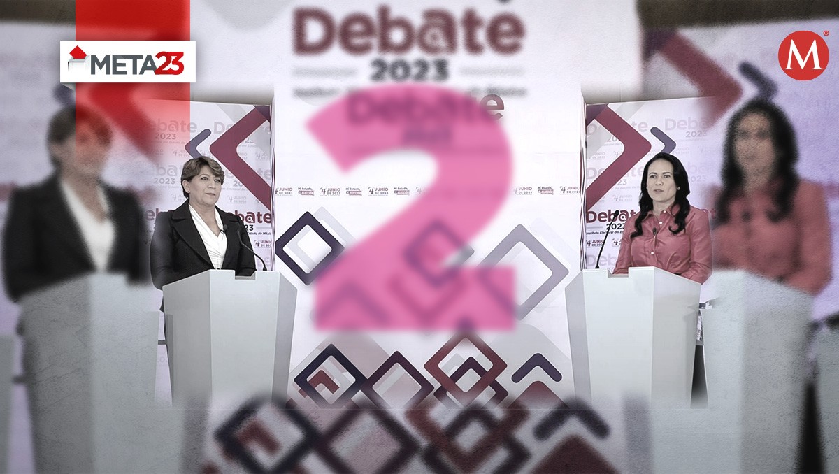 Del Moral y Delfina Gómez llegan a debate con más de 50% del Edomex recorrido y 336.5 mdp gastados. | Especial