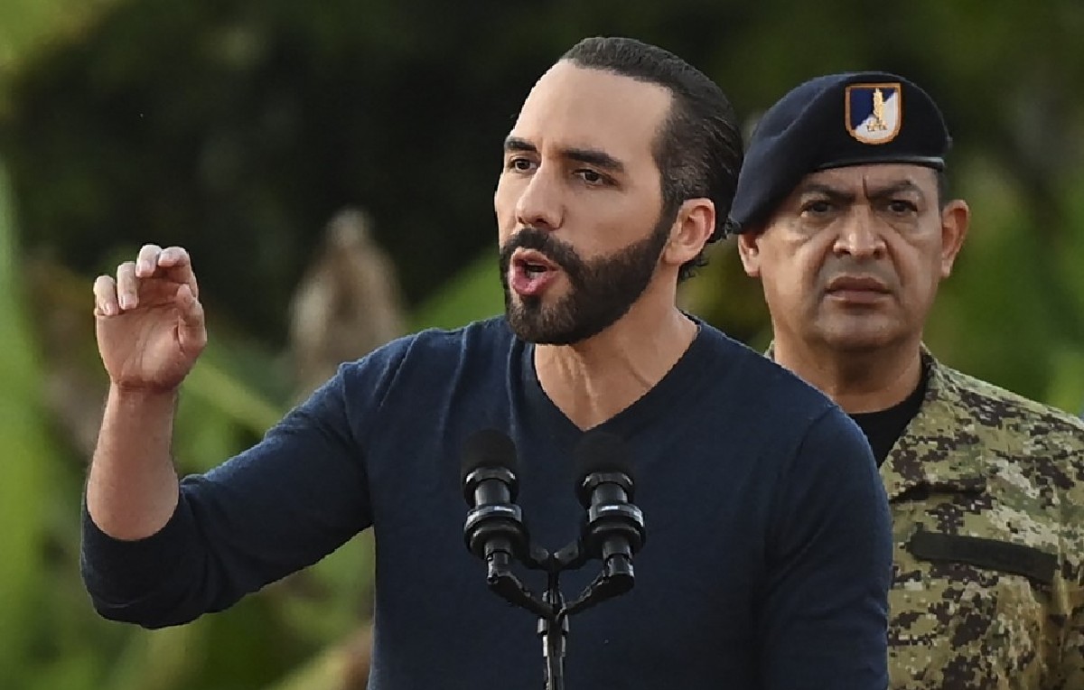 Operativo militar desplegado en Nueva Concepción, El Salvador (AFP)
