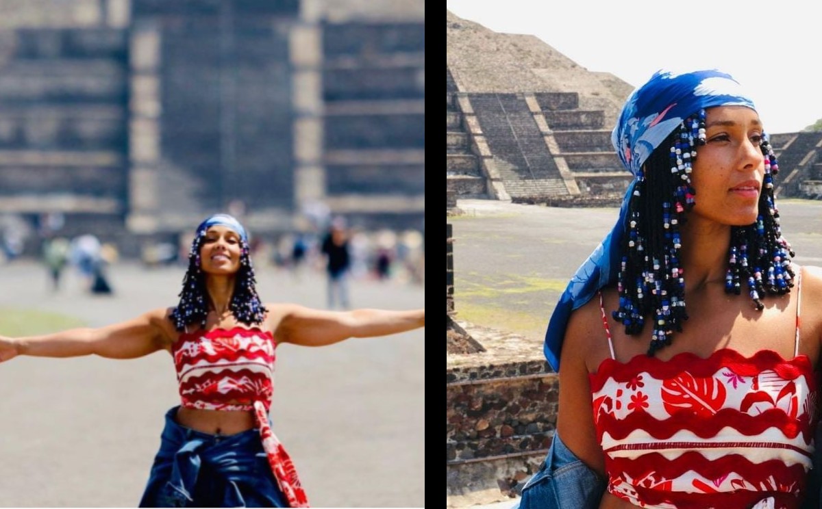 Alicia Keys en México. | ESPECIAL
