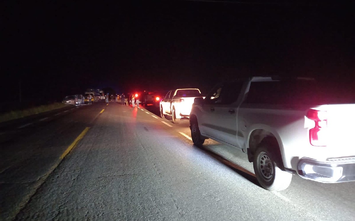 Bloqueo en carretera Reynosa-San Fernando