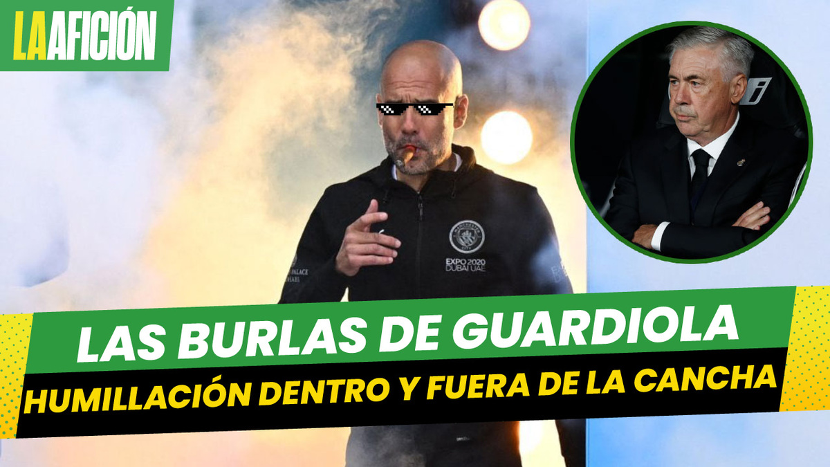 Las burlas de Pep Guardiola tras goleada del Manchester City al Real Madrid