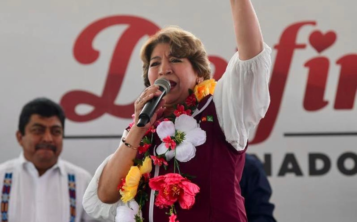 Delfina Gómez Álvarez, abanderada de la alianza 'Juntos Hacemos Historia en el Estado de México' (Especial)