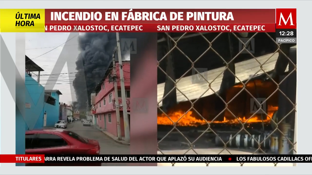 Bomberos de 6 municipios trabajan para sofocar incendio en Ecatepec: Protección Civil Edomex