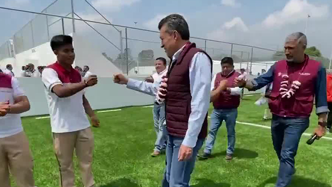 Se inauguró la unidad deportiva en La Trinidad, Chiapas- Grupo Milenio